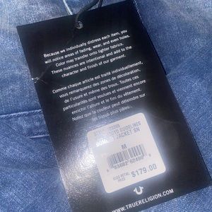 TRUE RELIGION DENIM SWEATER SIZE MEDIUM
